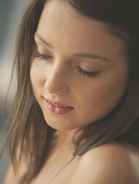 Foxy Di Horny Brunette In White Room #06