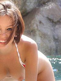 Ashley Doll Strips Off Her Bikini Outside #10