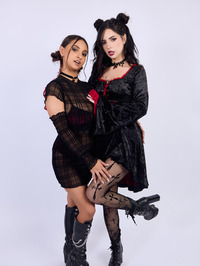 Goth Girls In A Threesome #12