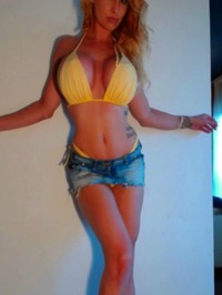 Barbara In Yellow Bikini #06