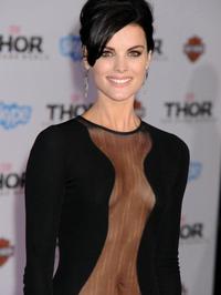 Jaimie Alexander In A Black Dress #02