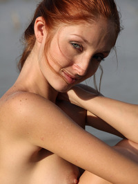 Michelle H Posing Nude By The Lake #16