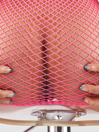 Candice In Hot Fishnet