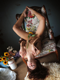 Berenice Exposes Her Shaved Pussy #17