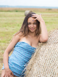 She may be a city girl now, but lovely Belarusian brunette Slava loves getting back to her country roots #04