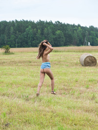 She may be a city girl now, but lovely Belarusian brunette Slava loves getting back to her country roots #09