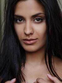 Belinda A Takes Off Her Blue Lingerie #10