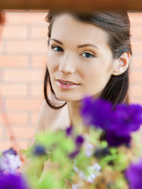 Skinny Black Haired Russian Hottie Leila #20