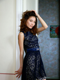 Elegant, Slinky And Sexy, That's Russian Beauty Anna Aki #01