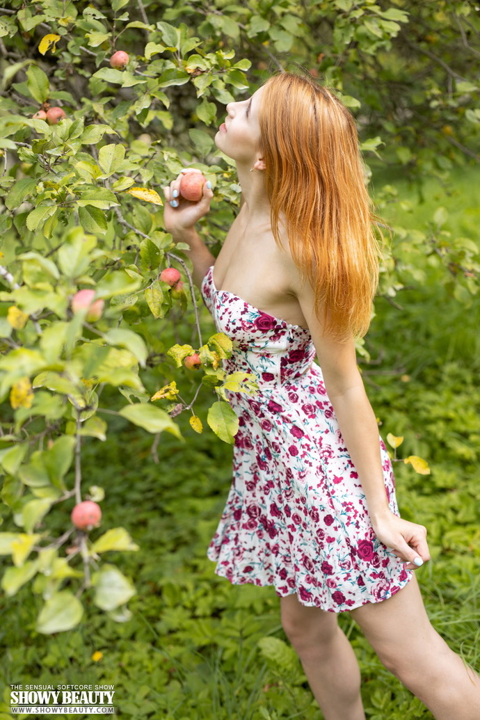 Hot cutie in the park 01