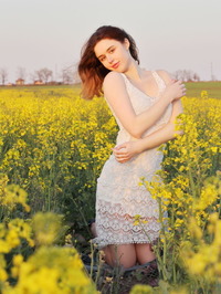 Busty model stripping #00