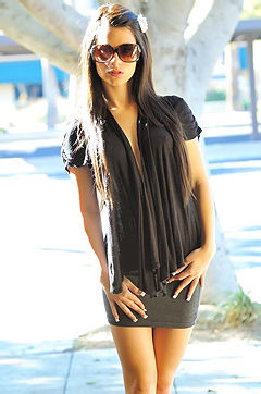Lacey In Black On White