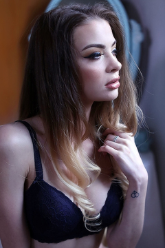 Emelia Paige Black Lingerie