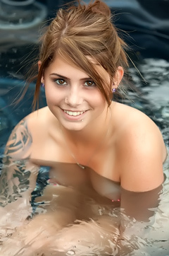 Hot Bath With Hailey Leigh