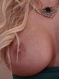 Busty Blonde Gisele Posing For The Camera #09