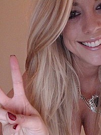 Busty Blonde Gisele Posing For The Camera #14